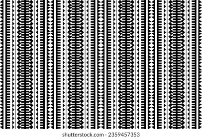 aztec seamless pattern.  rug textile print texture Tribal design, geometric symbols for logo, cards, fabric decorative works. traditional print vector illustration. on black and white background.