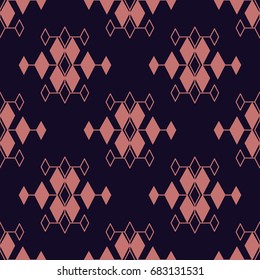 Aztec seamless pattern in simple style for textile, print and creative design. Vector illustration