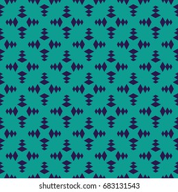 Aztec seamless pattern in simple style for textile, print and creative design. Vector illustration