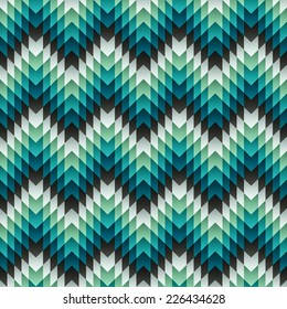 Aztec seamless pattern. Vector