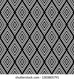 Aztec Seamless Pattern, Vector. Native American Motifs. Tribal Geometric Background. Can Be Used For Textile Design, Yoga Clothes And Accessories, Backpacks, Bags, Phone Cases, Etc.