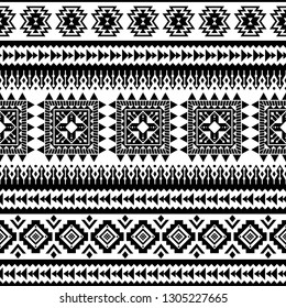 Aztec Seamless Pattern, Vector. Native American Motifs. Tribal Geometric Background. Can Be Used For Textile Design, Yoga Clothes And Accessories, Backpacks, Bags, Phone Cases, Etc.