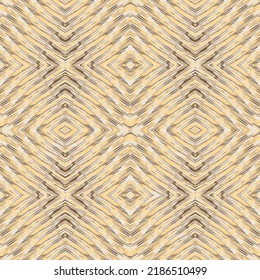 Aztec seamless Print tile. American pattern. Tropical Repeat Natural Tie Dye Print. Ornamental Old Facion Design. yellow Crumbled texture.