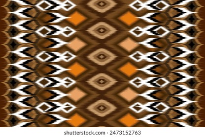 Aztec style. Geometric mosaic on the tile, majolica. Ancient interior. 
Modern rug. Geo print on textile. Kente Cloth.
