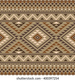Aztec style seamless pattern. Abstract wallpaper with aztec ornament. Tribal aztec print. Aztec design. Aztec background.
