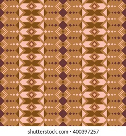Aztec style seamless pattern. Abstract wallpaper with aztec ornament. Tribal aztec print. Aztec design. Aztec background.
