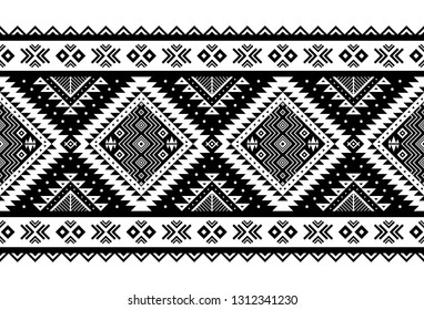 Aztec style vector ornament. Seamless pattern. Tribal geometric background. Can be use for linens design, accessories for interior decor in boho style, fashionable tribe cloth, rugs, case prints, etc
