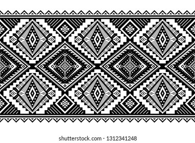 Aztec style vector ornament. Seamless pattern. Tribal geometric background. Can be use for linens design, accessories for interior decor in boho style, fashionable tribe cloth, rugs, case prints, etc