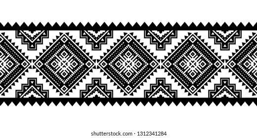 Aztec style vector ornament. Seamless pattern. Tribal geometric background. Can be use for linens design, accessories for interior decor in boho style, fashionable tribe cloth, rugs, case prints, etc