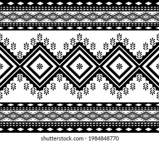 Ornamento vectorial de estilo azteca. Patrón sin foco. Fondo geométrico tribal. Se puede usar para el diseño de ropa de cama, accesorios para la decoración interior al estilo boho, trapo de la tribu de moda, alfombras, huellas de estuche, etc