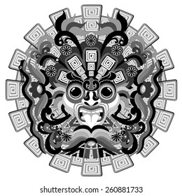 Aztec Sun Mask