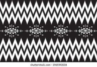 aztec tribal design geometrical ethnic oriental seamless pattern traditional use as background,carpet,clothing,batik, embroidery style,vector illustration.