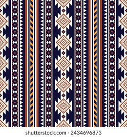 Aztec tribal geometric ethnic seamless pattern. Vintage Native American African Mexican. Ethnic oriental vector background. Traditional ornament. Design textile, fabric, clothing, curtain, wrapping.