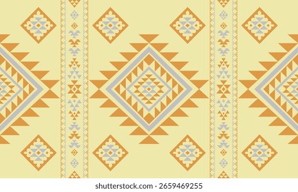 Padrão geométrico tribal asteca estilo étnico mexicano Projeto tradicional de arte popular Colorido para têxtil, tecido, tapete, fundo, moda