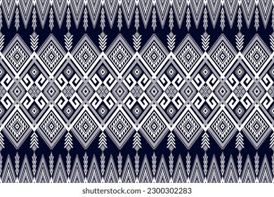 Aztec tribal geometric traditional pattern. Vector traditional aztec tribal geometric square diamond seamless pattern. Ethnic geometric pattern use for fabric, textile, home decoration elements.