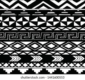 Aztec tribal illustration design vector