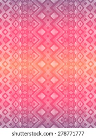 Aztec Tribal Mexican Seamless Pattern. Hipster Boho Chic Watercolor Background  For Phone Case, T-shirt, Textile