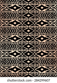 Aztec tribal mexican seamless pattern. Hipster boho chic background with gradient mesh for phone case, t-shirt, textile