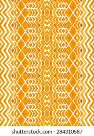 Aztec tribal mexican seamless pattern. Hipster boho chic watercolor background  for phone case, t-shirt, textile