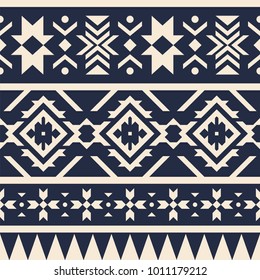 Aztec tribal pattern. Boho style. Vector illustration.