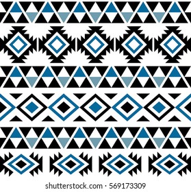 Aztec Tribal Seamless Pattern Design