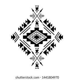 Aztec Vector Element Ethnic Hand Drawn Stock Vector (Royalty Free ...