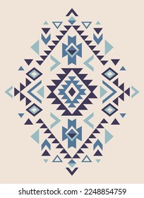 Aztec vector elements. Ethnic ornament. Tribal design, geometric symbols for border, frame, tattoo, logo, cards, decorative paper. Navajo motifs.