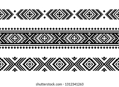 Similar Images, Stock Photos & Vectors of Aztec borders vector set