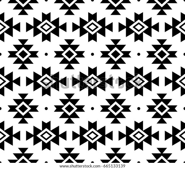 Aztec Vector Pattern Tribal Background Navajo Stock Vector (Royalty ...