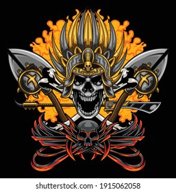 Aztec warrior illustration available for your custom project