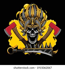 Aztec warrior illustration available for your custom project