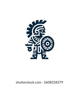 Aztec Warrior Logo for sale.