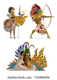 guerreros y gobernantes aztecos