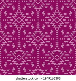 Aztecs seamless pattern. Tribal ethnic ornament. Geometric abstract background. Traditional indian fashion print. Tribal pattern mexican trendy folk vector texture.