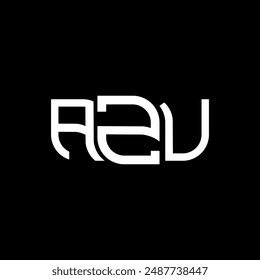AZU logo design, AZU simple and modern logo. AZU luxurious alphabet design  