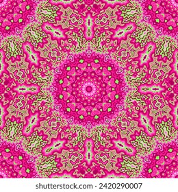 Azulejo seamless pattern ethnic design. Interior tile ornament repeat square motif. Modern mosque ottoman paper. Creative texture patchwork seamless pattern. Flooring cover geometrical patch.