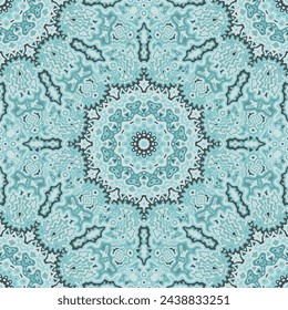 Azulejo seamless pattern ethnic design. Floor tile ornament repeat square motif. Beautiful color textile print. Creative texture patchwork seamless pattern. Damask talavera element.