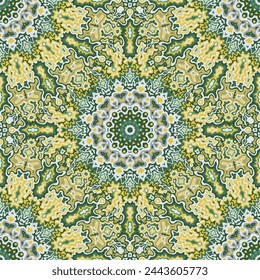 Azulejo seamless pattern ethnic design. Cramic tile ornament repeat square motif. Beautiful color textile print. Creative texture ethnic seamless pattern. Vector ornament shawl fabric print.