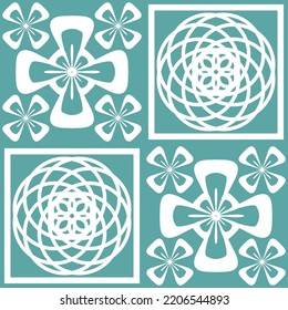 Azulejo azulejos de cerámica de diseño español, imitación del estilo tradicional de Azulejo, decoración textil
