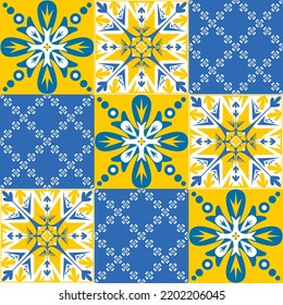 azulejo tile spanish style, TalaVera de Puebla ceramic tile, beautiful ornate pattern for wall decoration