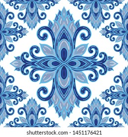 Azulejos Tile Vector Seamless Pattern