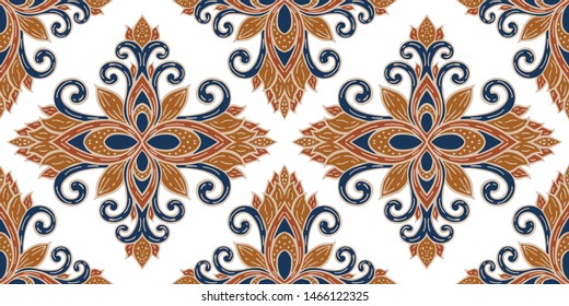 Azulejos Tile Vector Seamless Pattern