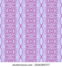 Azulejos tiles patchwork.  Ethnic Ikat tropical seamless pattern pastel tone.