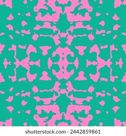  Azulejos tiles patchwork. Portuguese and Spain decor. Seamless geometric pattern. Abstract background.