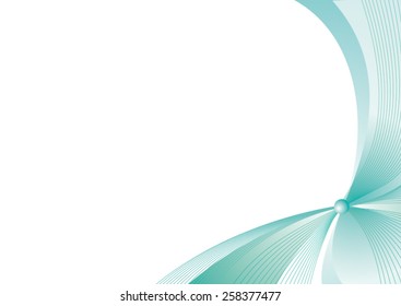 azure background with waves