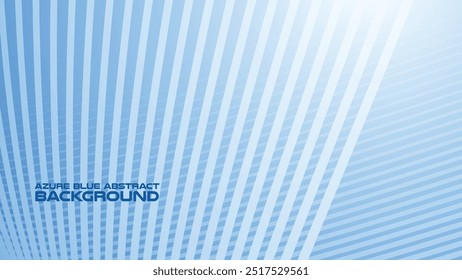 Azure Blue abstract background with curve line for backdrop or presentation