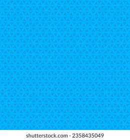 Azure Color Geometric Elements Mosaic