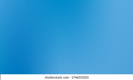 Azure colored abstract gradient mesh Background. Pure trendy fantasy.  Cool banner template. Easy to edit pure color vector illustration. Funny texture. Magic style graphic.