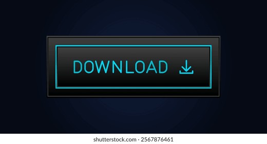 Azure and dark CTA button: Download.