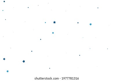 Azure Stars Cosmos. Indigo Confetti Symbol. Navy Falling Cosmos. Celebration Symbol. Blue Glitter Holiday. Sparkling Cosmos. Texture Holiday. Universe Banner.